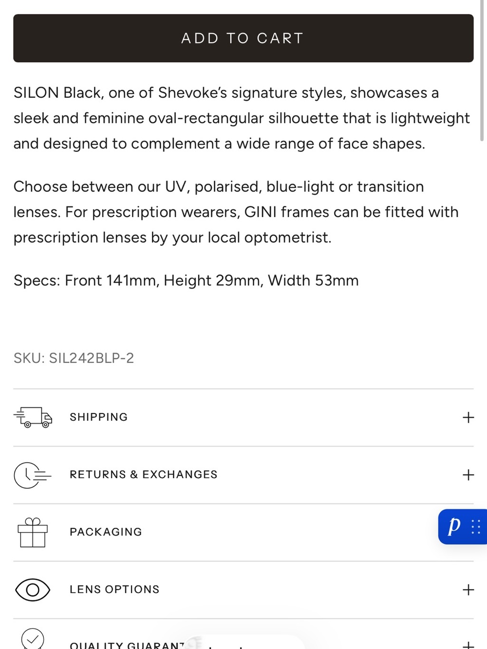 Shevoke SILON BLACK POLARISED - Picture 4 of 4